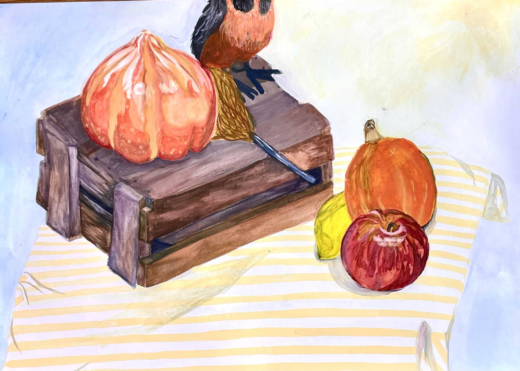 テーブルの上の生物