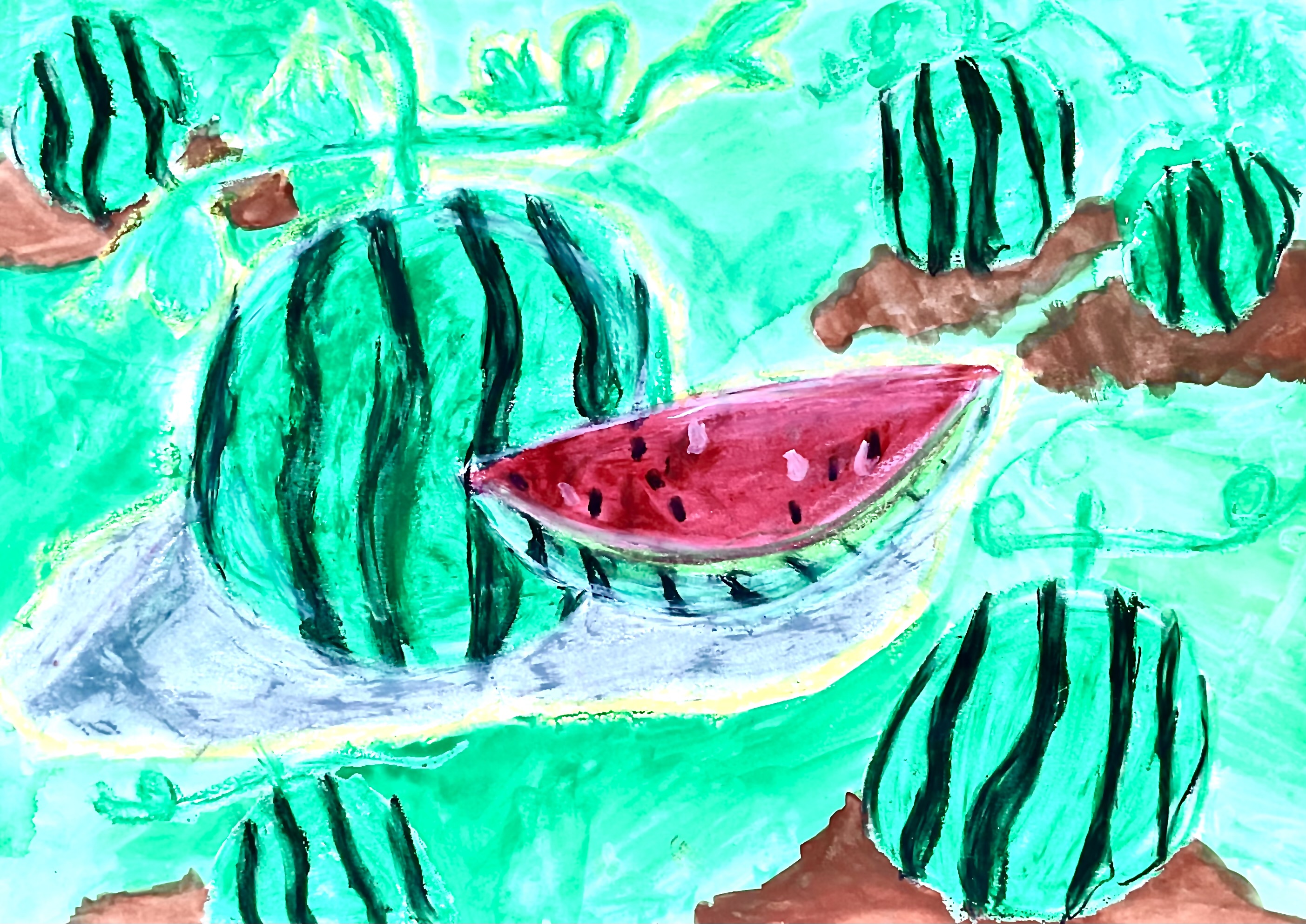 すいかがいっぱい